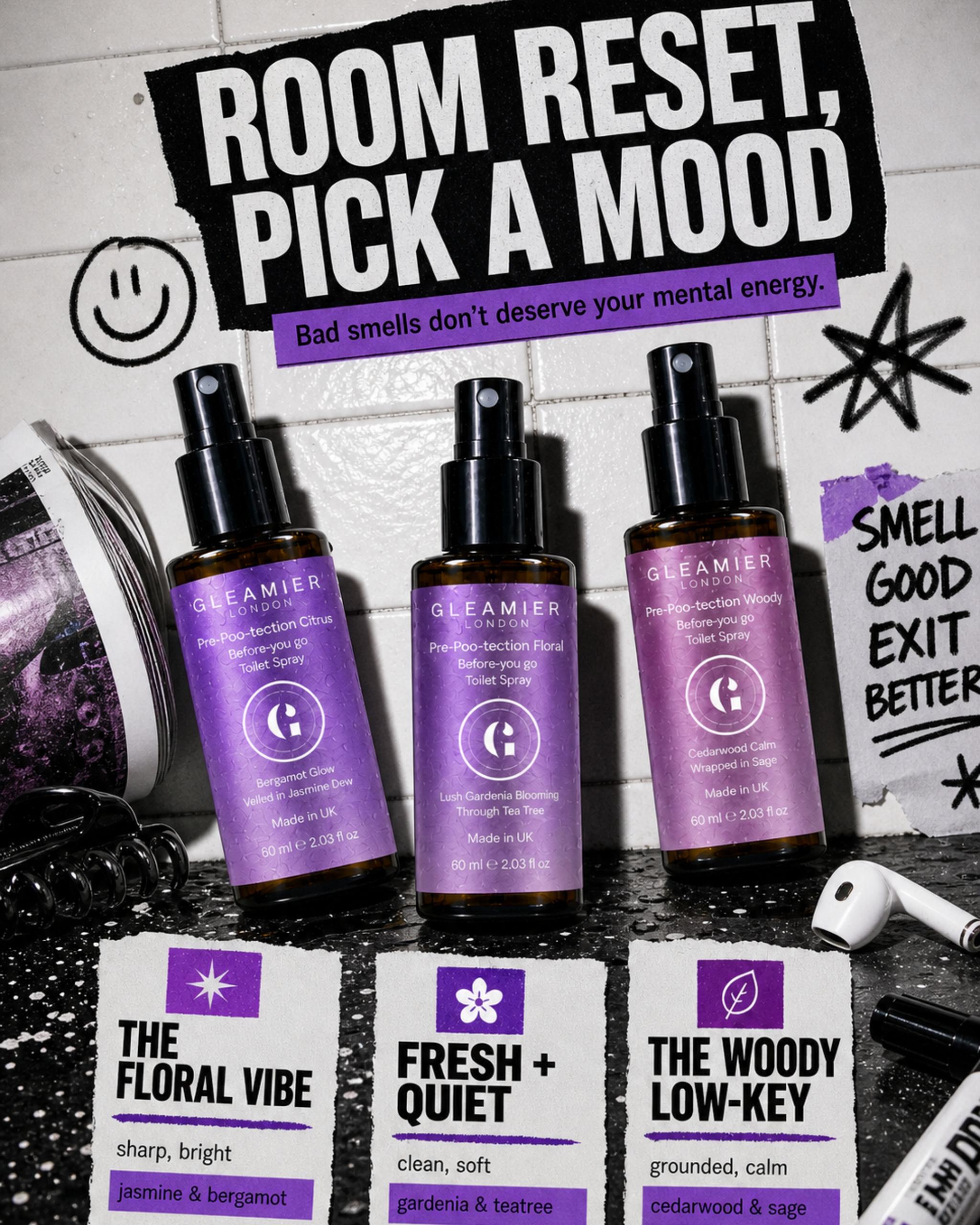 toilet spray for windowless bathroom smells