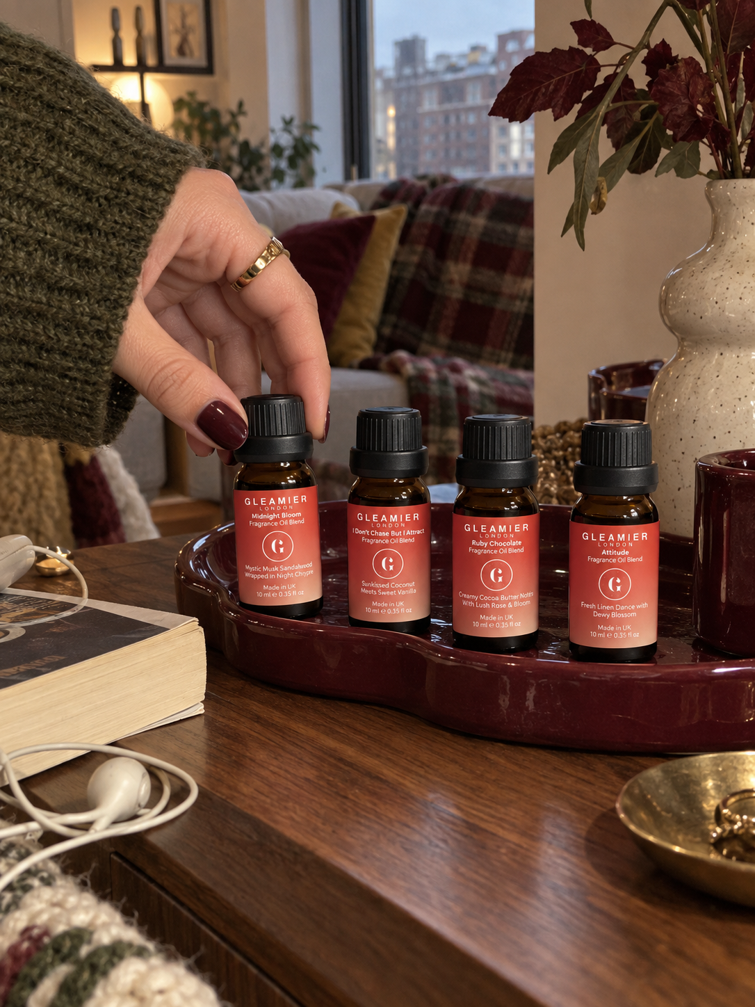 gleamier's signature fragrance oil collection 
