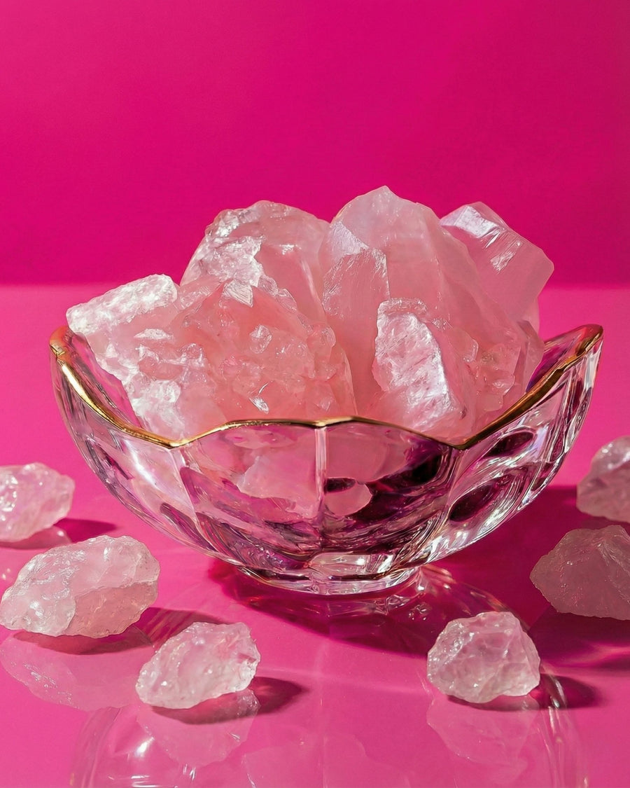 petal crystal diffuser set