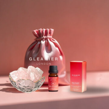 Aroma crystal diffuser kit Blossom Glass Bowl