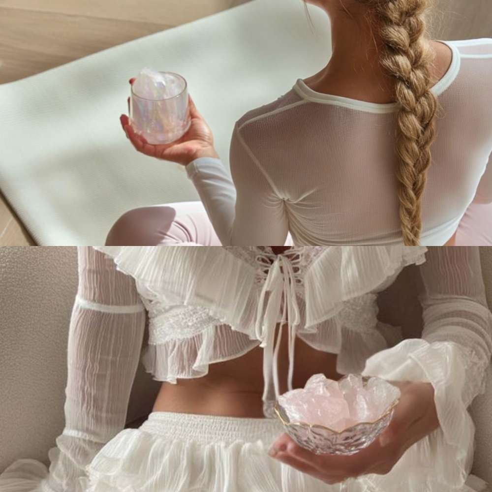 Crystal stone diffuser gift sets styled in personal rituals — flame-free and elegant alternatives to traditional fragrance tools